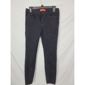 Wax Jeans "Butt I Love You" Womens Black Denim Straight Leg Jeans Size 7/28